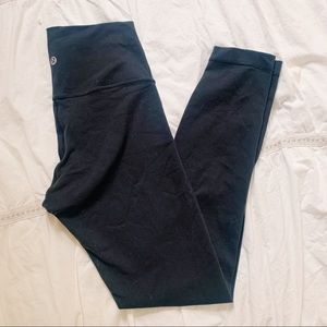 Black Lululemon high rise leggings